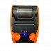 Portable 58mm Bluetooth POS Receipt Thermal Printer, Compatible with iOS/Android/Windows QS-5806 - Orange